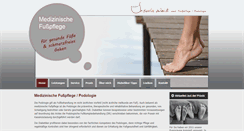 Desktop Screenshot of podologie-praxis.com